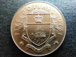 Bahama-szigetek II. Erzsébet (1952-) .925 ezüst 5 dollár 1970 (id67587)