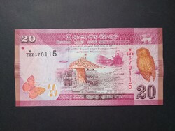 Sri Lanka 20 Rupees 2020 Unc