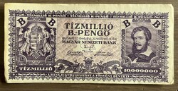 Ten million 10 million b pengő slipped in 1946