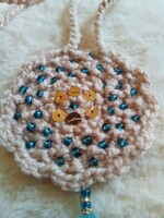 Crochet mandala necklace