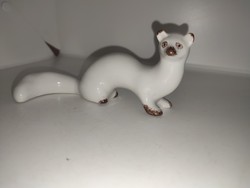 Russian weasel, weasel porcelain figure