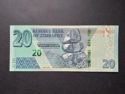 Zimbabwe 20 Dollár 2020 Unc