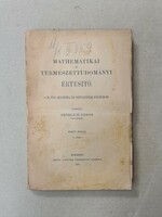 Mathematikai és Természettudományi Értesitő - XXXIV. Kötet, 5.Füzet (1916) Csak  egyben eladó 21 db!