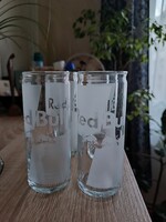 Red bull glass (new, 6 pieces)