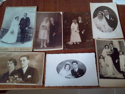 Fénykép-fotó esküvői fotócsomag 7 db