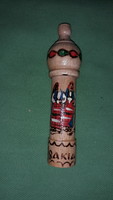 Old Bulgarian Bulgarian rose oil/perfume in a painted burnt decorative holder according to the pictures 3.