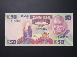 Zambia 50 Kwacha 1986 Unc