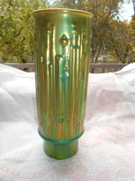 Zsolnay eozin-glazed soldier vase