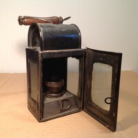 Antique railway oil lamp