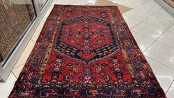 3424 Iranian hamadan handmade wool Persian carpet 131x210cm free courier