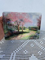 Beautiful porcelain wall decoration wall plate landscape painting