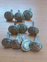 MH SZÚRÓGOMB TISZTHELYETTES 10 DB #