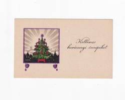 K:136 Merry Christmas and Happy New Year. Card-postcard with envelope, postal clean 01