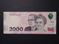 Argentína 2000 Pesos 2023 Unc