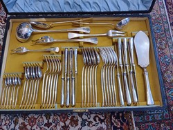 Silver cutlery, tableware for 6 people