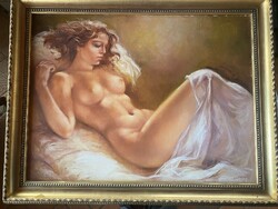 Csomor Katalin: nude painting