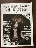 Hungarian Hungarian magazine Metallica 1/1987. Number