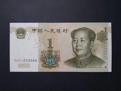 Kína 1 Yuan 1999 Unc