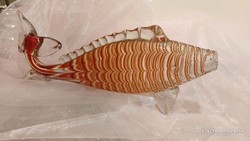 Large retro glass fish.