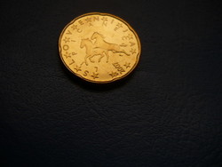 Slovenia 20 euro cent 2007 ! Horse! Ouch! Rare!