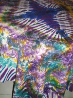 Wonderful vintage batik special soft cotton tablecloth