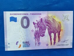 Finland 0 euro 2019 horse finnhorse! Rare commemorative paper money! Ouch!