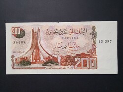 Algéria 200 Dinars 1983 XF-