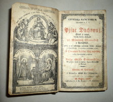 Cithara Santctorum Apocalypse. 5.V.8 1879. kiadású Antik vallási könyv (18,5x12x7,5 cm.)