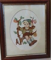 "Little boy" tapestry picture