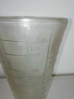 Retro thick-walled glass measuring cup