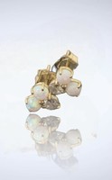14K new opal gold earrings
