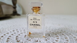Vintage Chanel No 5 mini parfümös üveg
