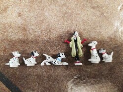 Ritka 101 kiskutya Polly Pocket figurák