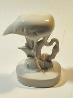 Zsolnay Sinkò András által tervezett flamingò figura