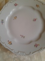 Zsolnay feathered floral flat plate
