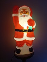 Karácsonyi dekoráció Mikulás kültéri lámpa 80 cm!