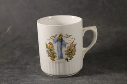Antique Zsolnay snow white mug 370