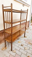Very stable, original condition, clear-colored hardwood Art Nouveau etager / bookcase