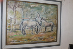 Original painting by Lajos Horváth 357