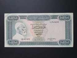 Líbia 10 Dinars 1972 XF+