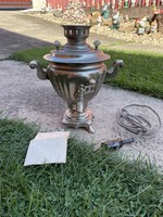 Beautiful rare original paper Russian samovar heirloom nostalgia