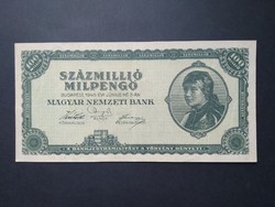 Magyarország 100 millió Milpengő 1946 VF