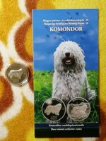 Komondor coin - 2nd member of the canine series, with brochure!