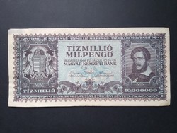 Magyarország 10 millió Milpengő 1946 VF-