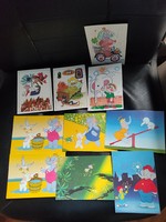 Mese képeslap csomag.-Pom-pom-Kiváncsi Fáncsi Fáncsi stb...