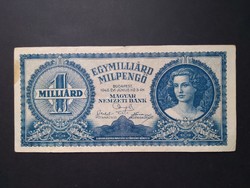 Magyarország 1 milliárd Milpengő 1946 F+