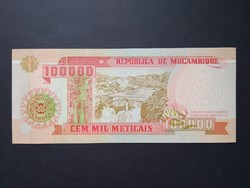 Mozambik 100000 Meticais 1993 Unc