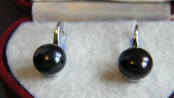 Freshwater pearl, 925 silver earrings
