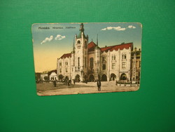 Antik képeslap 1916 Munkács Városháza