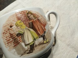 Large porcelain cup - in a nostalgic mood